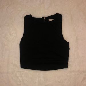 Black crop top